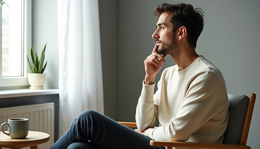 osservare i pensieri senza reagire durante pratica di mindfulness per mente attiva e ansia